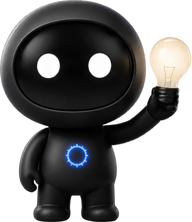 The XSIV Observer holding a lightbulb