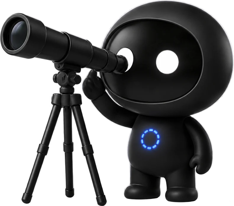 The XSIV Observer looking through a telescope